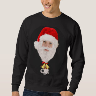 Camisetas divertidas de la foto de Santa para los