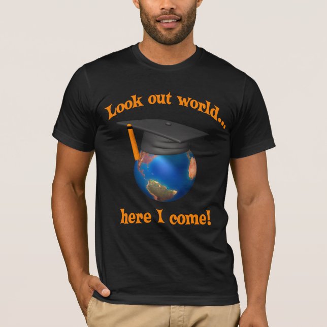 Camisetas divertidas de la graduación (Anverso)