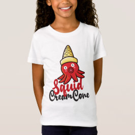 Camisetas divertidas de los Chicas de crema de cal