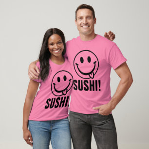 Camisetas divertidas de los hombres, ¡SUSHI!