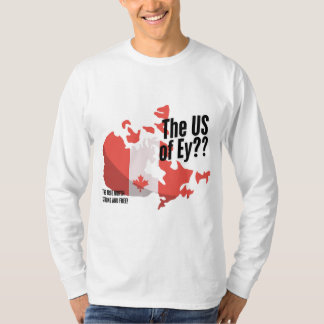 Camisetas divertidas de manga larga patrióticas ca