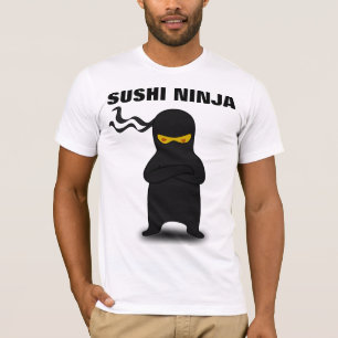 Camisetas divertidas de NINJA del SUSHI