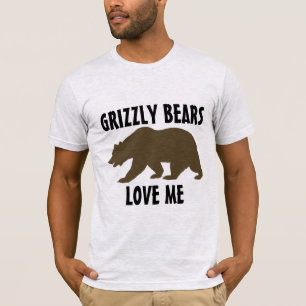 Camisetas divertidas de OSOS GRIZZLY ME AMAN