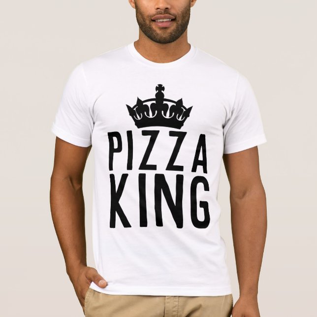 Camisetas divertidas de PIZZA KING (Anverso)