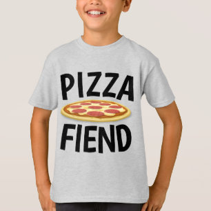 Camisetas divertidas de PIZZA, PIZZA FIEND