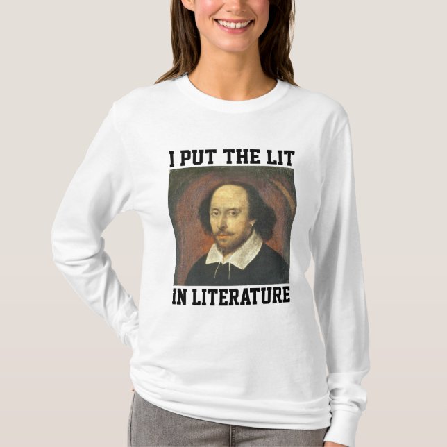 Camisetas divertidas de SHAKESPEARE (Anverso)