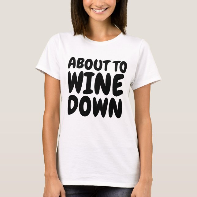 Camisetas divertidas de WINE (Anverso)