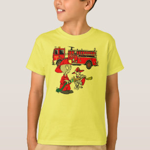 Camisetas divertidas del bombero