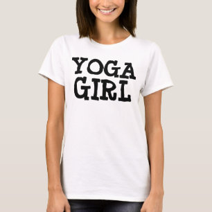 Camisetas divertidas del CHICA de la YOGA