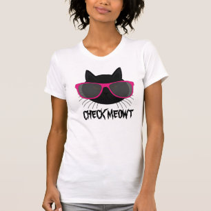 Camisetas divertidas del gato, camisetas de Meowt