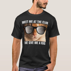 Camisetas divertidas del gato del hip-hop