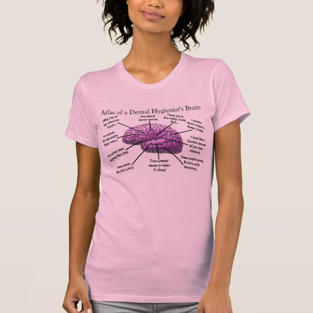 Camisetas divertidas del higienista dental (Anverso)
