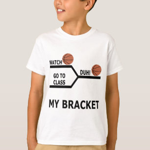 Camisetas divertidas del soporte del baloncesto de