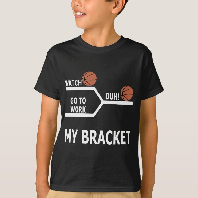 Camisetas divertidas del soporte del baloncesto de (Anverso)