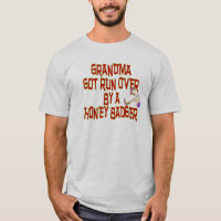 Camisetas divertidas del tejón de miel