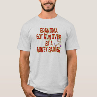 Camisetas divertidas del tejón de miel
