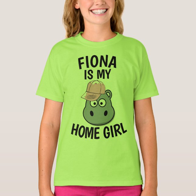 Camisetas divertidas FIONA HIPPO (Anverso)