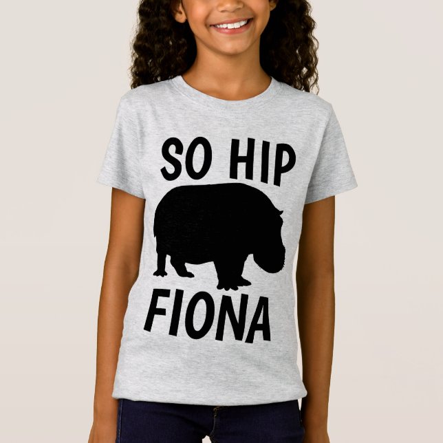 Camisetas divertidas FIONA HIPPO (Anverso)