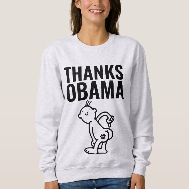 Camisetas divertidas GRACIAS OBAMA (Anverso)
