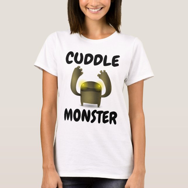 Camisetas divertidas, Monstruo de Cuddle (Anverso)