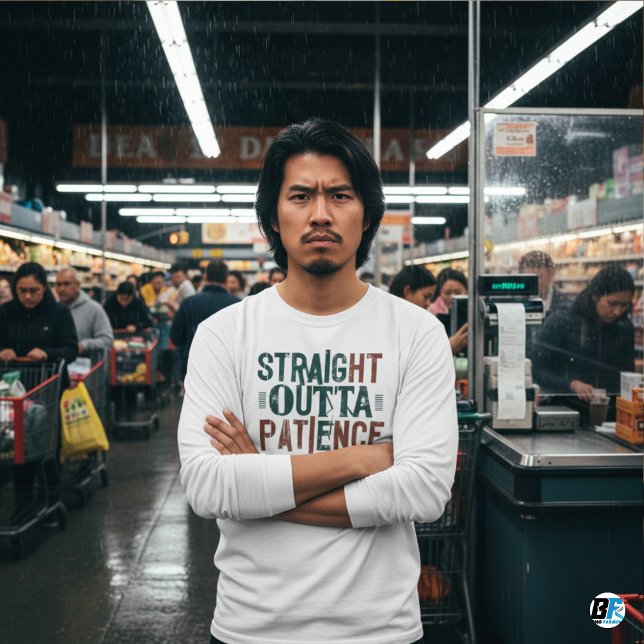 Camisetas divertidas, Paciencia directa (Subido por el creador)