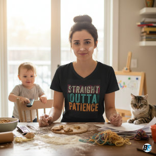 Camisetas divertidas, Paciencia directa