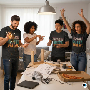 Camisetas divertidas, Paciencia directa