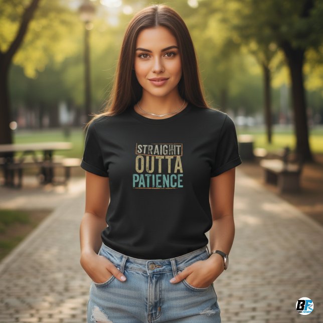 Camisetas divertidas, Paciencia directa (Subido por el creador)