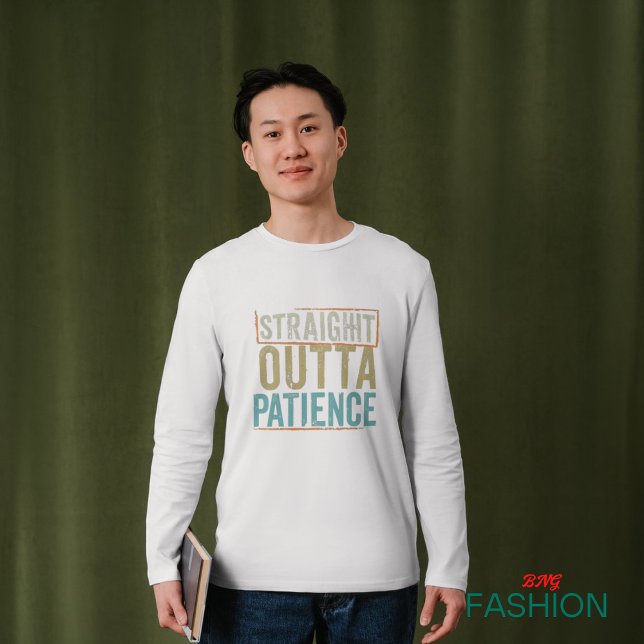 Camisetas divertidas, Paciencia directa (#ordernow)