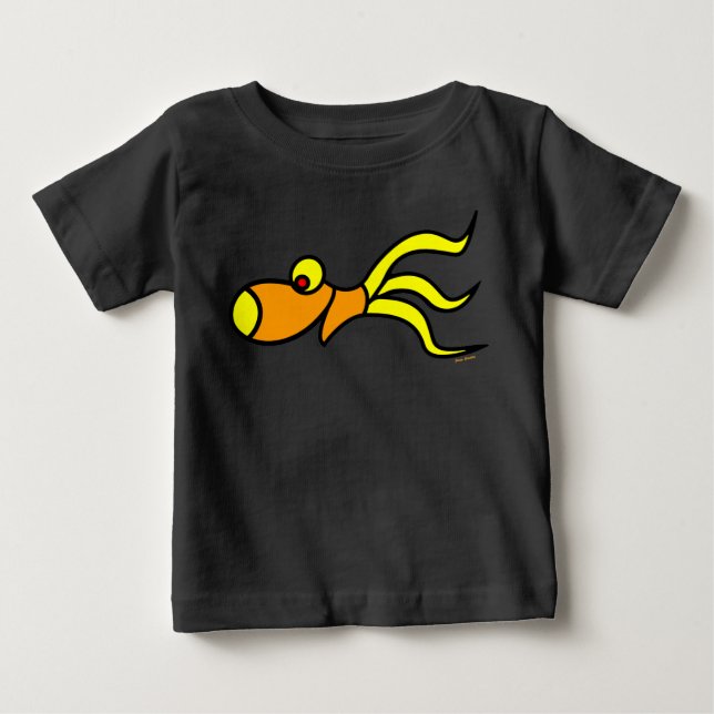 camisetas divertidas para bebés de jango creation (Anverso)
