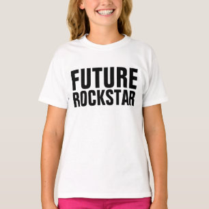 Camisetas divertidas para Chicas, FUTURO ROCKSTAR
