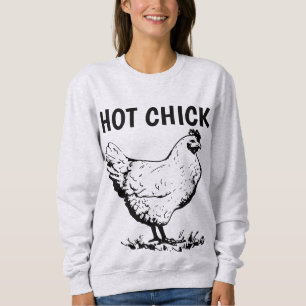 Camisetas divertidas para damas, CHICK CALIENTE (p