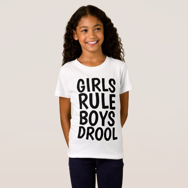 Camisetas divertidas para el gobierno de Chicas/CH (Anverso completo)