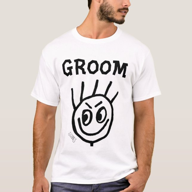 Camisetas divertidas para el GROOM (Anverso)