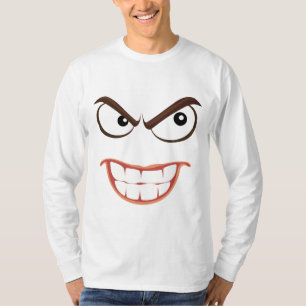 Camisetas divertidas para hombres, CARA DEMENTE