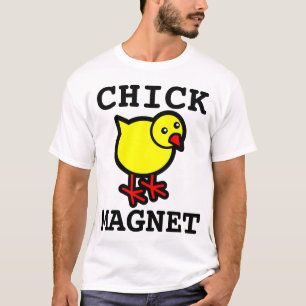 Camisetas divertidas para hombres, CHICK MAGNET