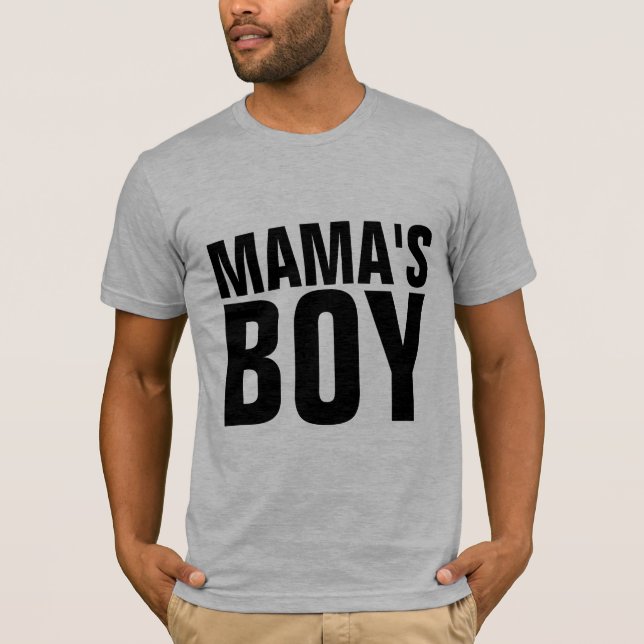 Camisetas divertidas para hombres de MAMA (Anverso)