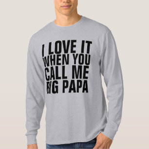 Camisetas divertidas para hombres, LLAME GRAN PAPA