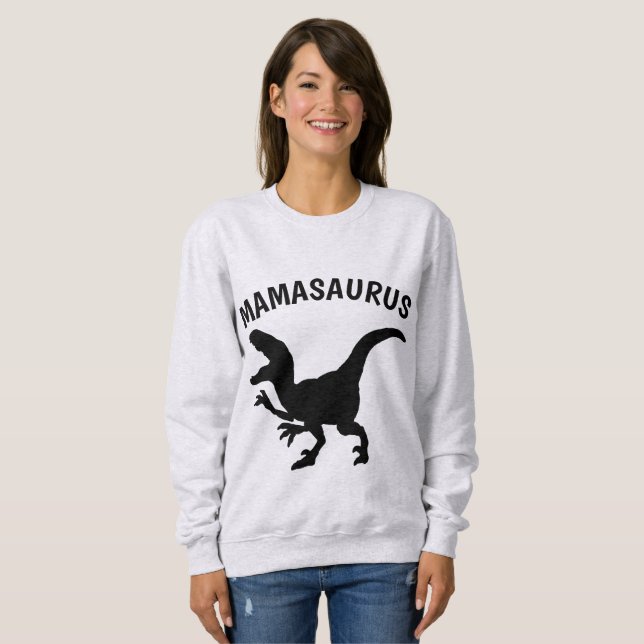 Camisetas divertidas para mamá, Mamasaurus (Anverso completo)