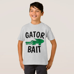 Camisetas divertidas para niños, CEBO DE CAIMÁN