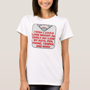 Camisetas Divertidas para Perder Peso y Mi Mente