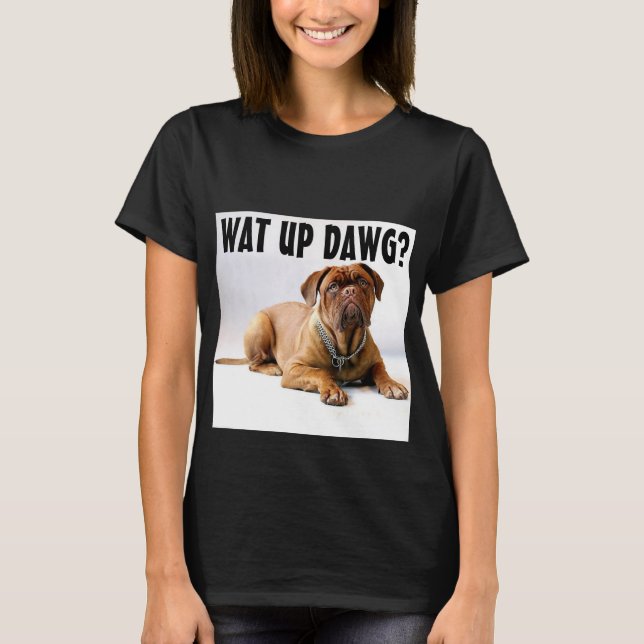 CAMISETAS DIVERTIDAS PARA PERRO MASTIFF (Anverso)