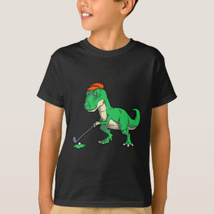 Camisetas Divertidas Regalos De Golf De Dinosaurio