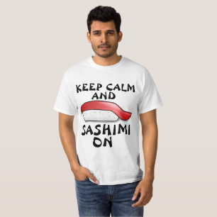 Camisetas divertidas SASHIMI (Sushi)