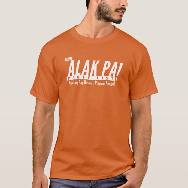 Camisetas divertido de la declaración del PA Pinoy (Anverso)