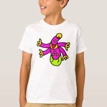 camisetas divertido de los niños por el