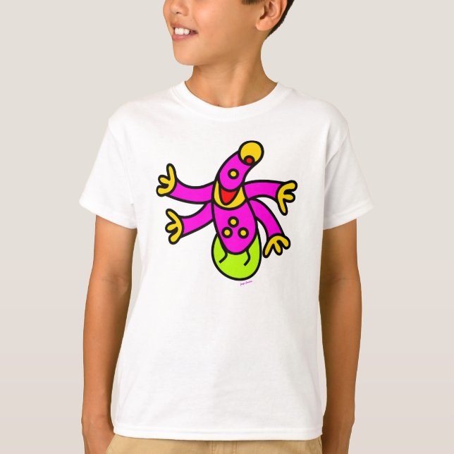camisetas divertido de los niños por el (Anverso)