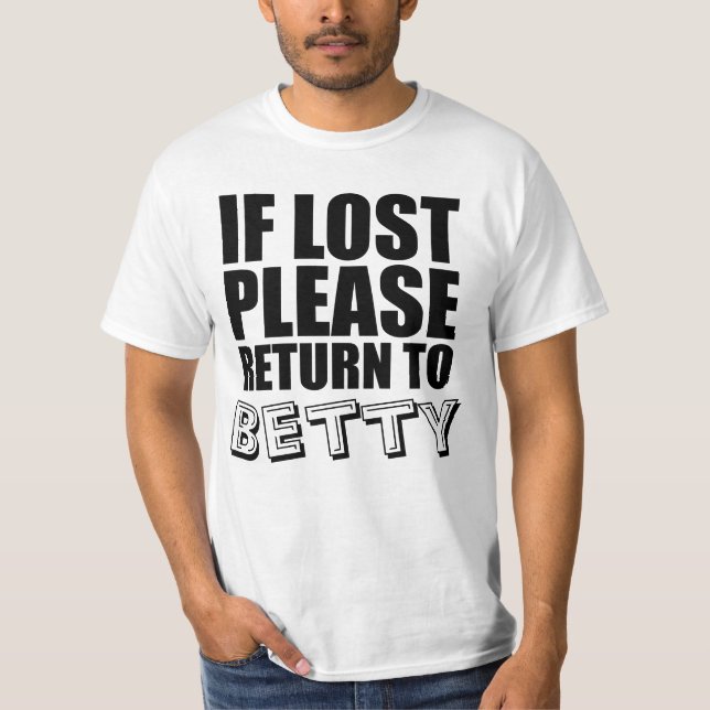 Camisetas divertido de los pares personalizado (Anverso)