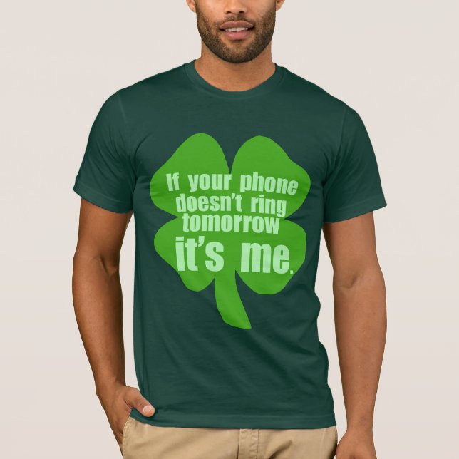 Camisetas divertido del día del St Patricks (Anverso)
