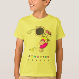 Camisetas divertido del golfista